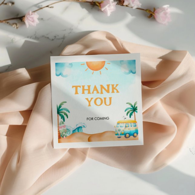 Servilleta De Papel El grande, cumpleaños del surf (Subido por el creador)