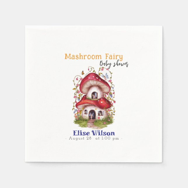 Servilleta De Papel El hada del baño dulce está en camino (Anverso)