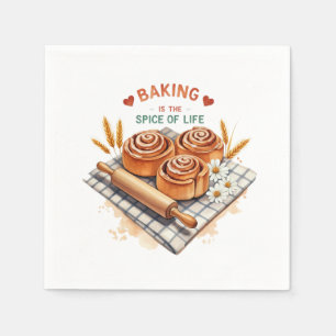 Servilleta De Papel El Hornear Es La Especie De La Vida - El Rollo De 