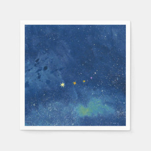 Servilleta De Papel El ilustracion estrellado