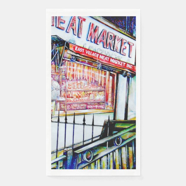 Servilleta De Papel El Jardín de la Sabiduría de la Aldea Oriental (Anverso)