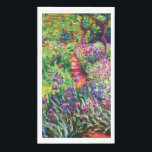 Servilleta De Papel El jardín Iris de Giverny, por Claude Monet<br><div class="desc">Por favor visite mi tienda para un diseño más interesante y más elección de color. => zazzle.com/iwheels*</div>