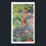 Servilleta De Papel El jardín Iris de Giverny, por Claude Monet<br><div class="desc">Por favor visite mi tienda para un diseño más interesante y más elección de color. => zazzle.com/iwheels*</div>