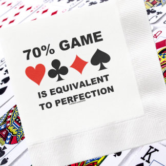 Servilleta De Papel El Juego Del 70% Es Equivalente Al Humor Puente Pe