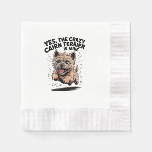 Servilleta De Papel El loco Cairn Terrier es mío