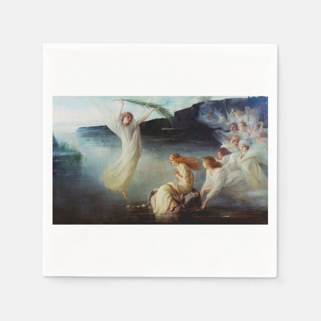 Servilleta De Papel El martirio de Santa Cristina (Anverso)