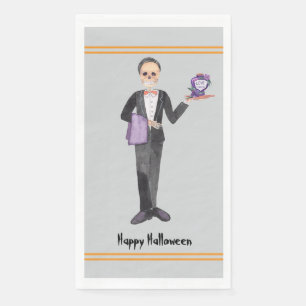Servilleta De Papel El Mayordomo de Halloween
