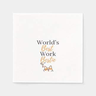 Servilleta De Papel El Mejor Coworker En El Gráfico Mundial