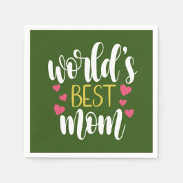 Servilleta De Papel El mejor día del mundo para las madres | Servillet