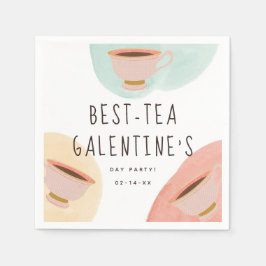 Servilleta De Papel El mejor Fiesta del día de Galentine