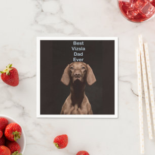 Servilleta De Papel El Mejor Papá Vizsla del Mundo