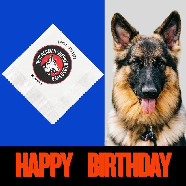 Servilleta De Papel El mejor pastor alemán (Subido por el creador)