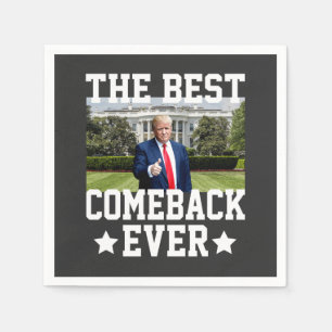 Servilleta De Papel El mejor regreso de Trump al 47° presidente