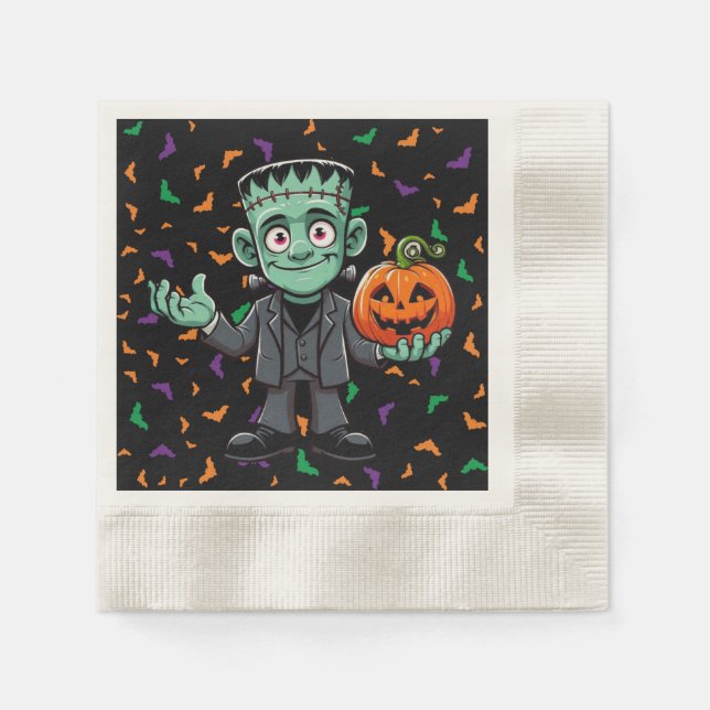 Servilleta De Papel El monstruo del personalizado Frankenstein (Anverso)