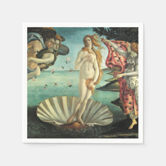 Servilleta De Papel El nacimiento de Venus - Arte clásico de Botticell