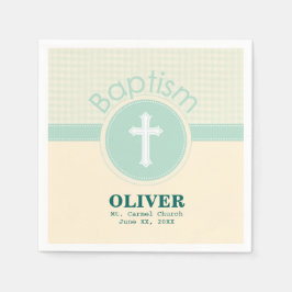 Servilleta De Papel El niño del bautismo de Dios, el género Neutral Ve
