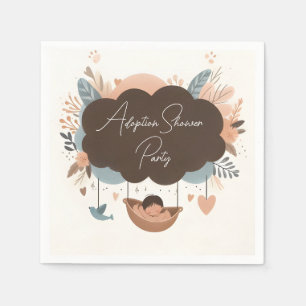 Servilleta De Papel El niño mayor de edad Boho Divertido Día de adopci