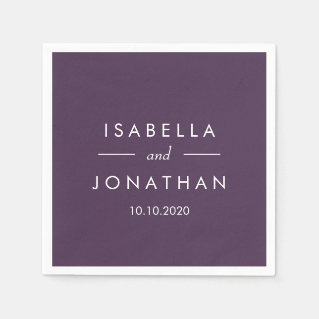 Servilleta De Papel El Olivar | Personalizado boda de orce (Anverso)