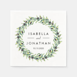 Servilleta De Papel El Olivar | Personalizado de bodas rusos