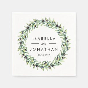 Servilleta De Papel El Olivar   Personalizado de bodas rusos