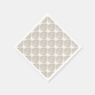 Servilleta De Papel El oro elegante Shell modela
