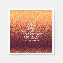 El oro rojo de la brillante corona