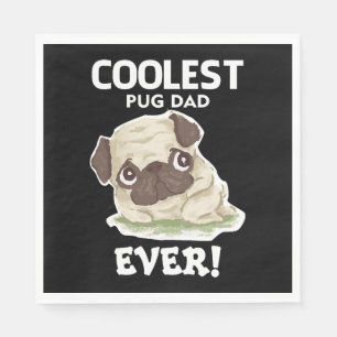 Servilleta De Papel El papá pug más genial de todos