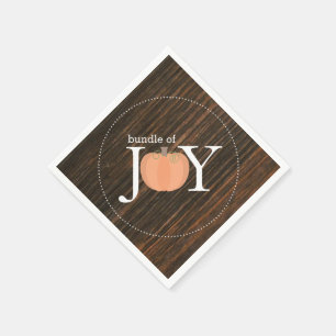 Servilleta De Papel El paquete de madera de la alegría inspiró la