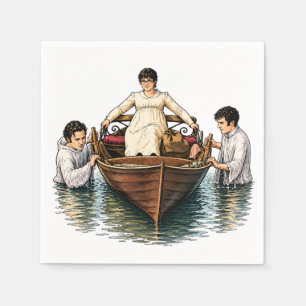 Servilleta De Papel El paseo en barco definitivo de Mary Bennet