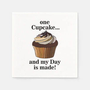 Servilleta De Papel El pastel y mi día son Fiestas de torta