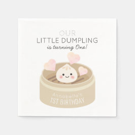 Servilleta De Papel El pequeño cumpleaños del Dumpling