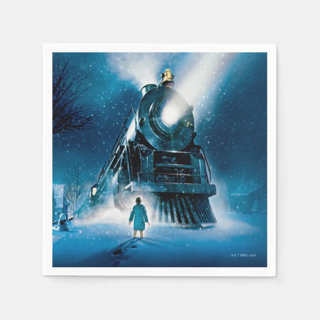 Servilleta De Papel El pijama del Polar Express (Anverso)