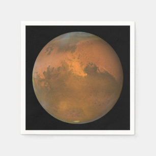 Servilleta De Papel El planeta rojo marte
