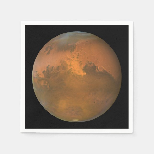 Servilleta De Papel El planeta rojo marte (Anverso)