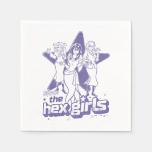 Servilleta De Papel El poder de las estrellas de los Chicas hex