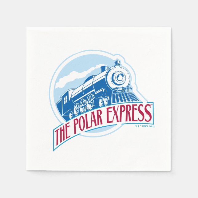 Servilleta De Papel El Polar Express | Tarjeta de tren (Anverso)