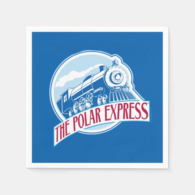 Servilleta De Papel El Polar Express | Tarjeta de tren (Anverso)