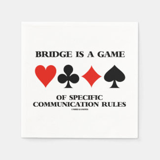 Servilleta De Papel El Puente Es Un Juego De Reglas De Comunicación Es