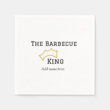 El rey de la Barbacoa corona nombre texto cocina m