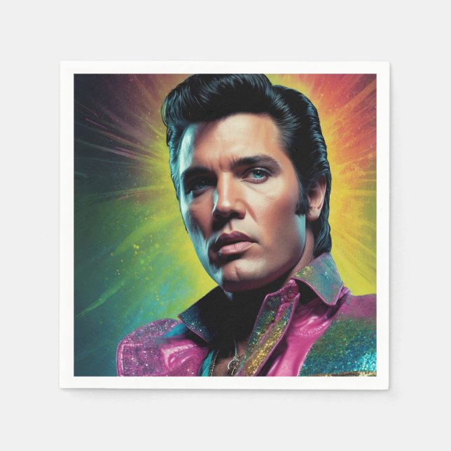 Servilleta De Papel El rey del arte pop (Anverso)