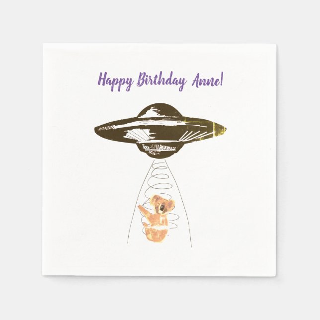 Servilleta De Papel El secuestro de Koala (Anverso)