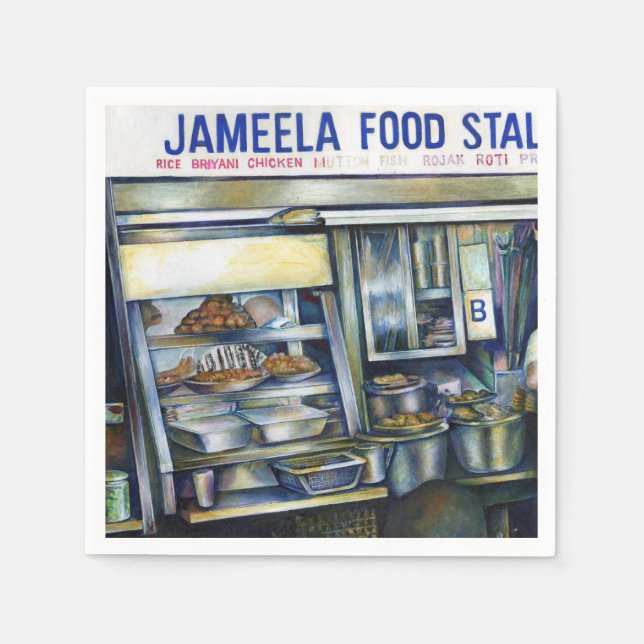 Servilleta De Papel El Singapur de Jameela (Anverso)