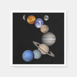 Servilleta De Papel El sistema solar