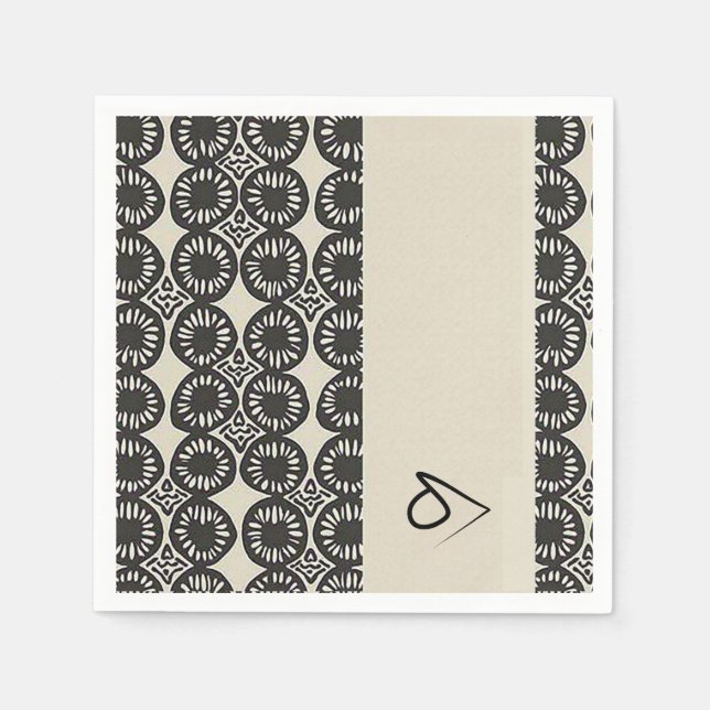 Servilleta De Papel El sofisticado Caribe africano de lujo (Anverso)