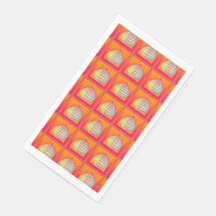 Servilleta De Papel El tarro de boticario naranja