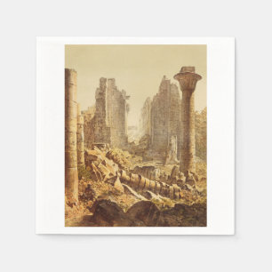 Servilleta De Papel El Templo de Karnak en Egipto