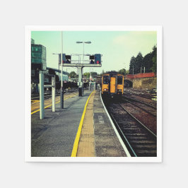 Servilleta De Papel El tren en las vías