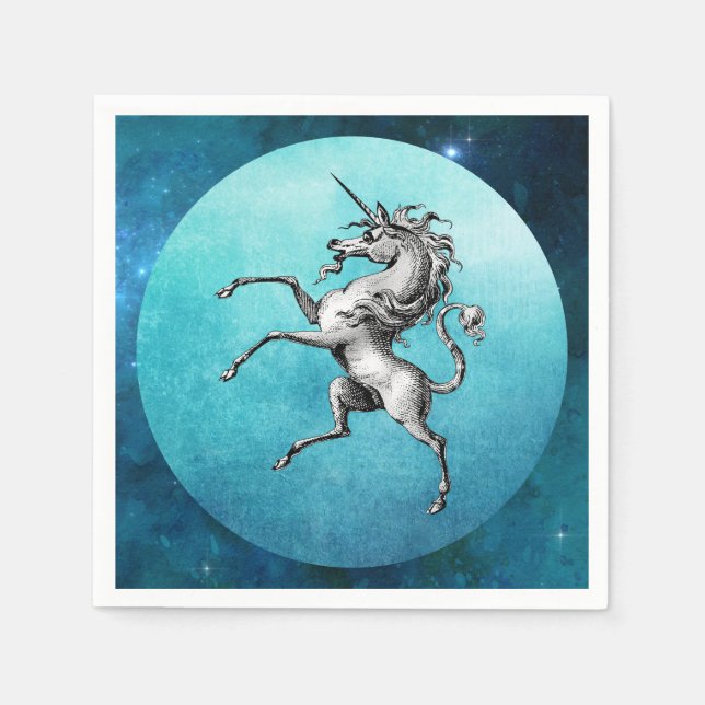 Servilleta De Papel El unicornio de agua (Anverso)