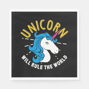 Servilleta De Papel El unicornio de talones de unicornio de Unicornio