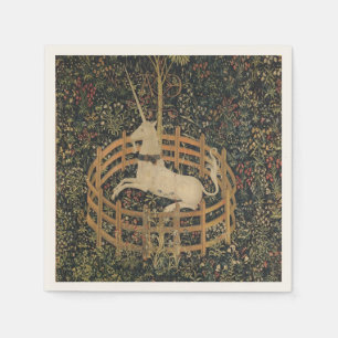 Servilleta De Papel El Unicornio en Cautiverio, Tapiz Medieval